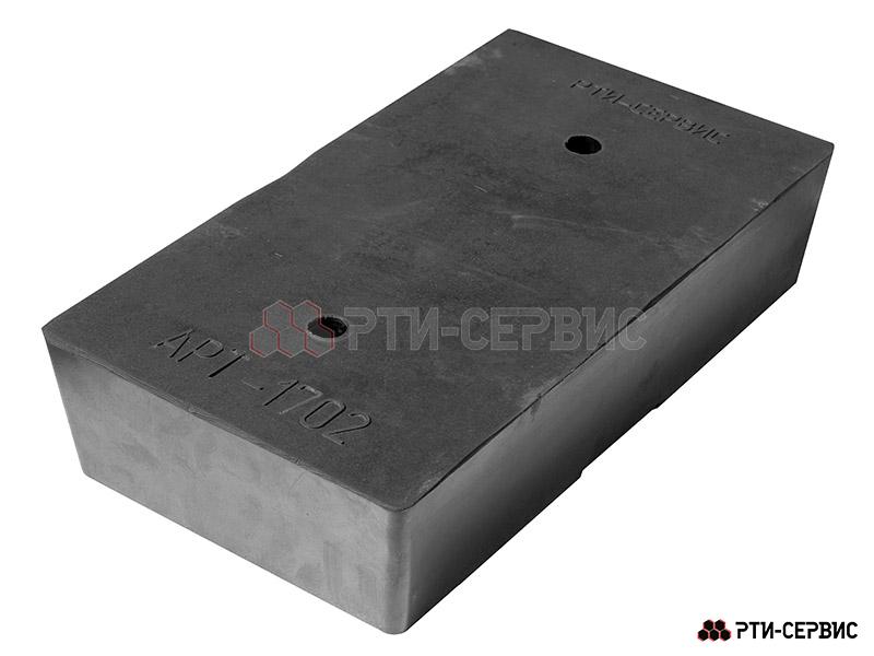 Бампер упорный резиновый 450х250х100 мм (255 мм) - фото 2