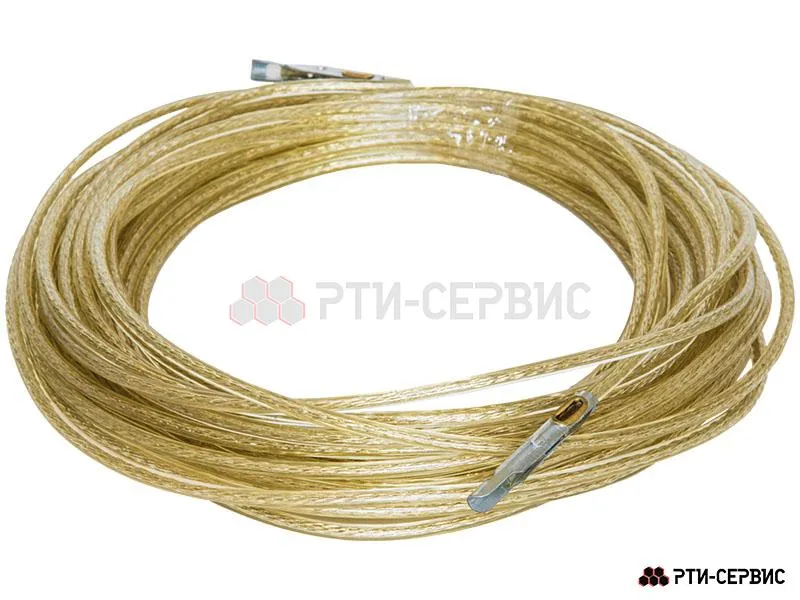 Трос TIR стальной пломбировочный в оплётке ПВХ с наконечниками, 42 м