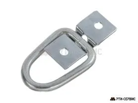 Скоба колебательная горизонтальная, (две части) Zn (цинк) 20 шт. - фото 2